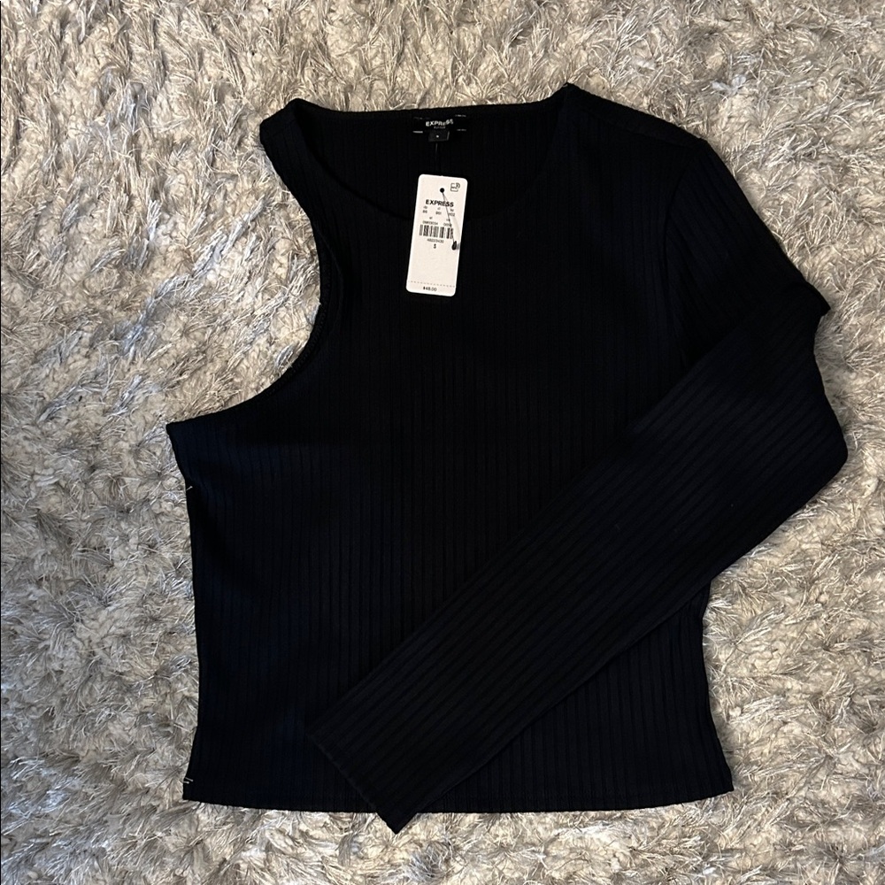 New! Express one sleeve top. Size S